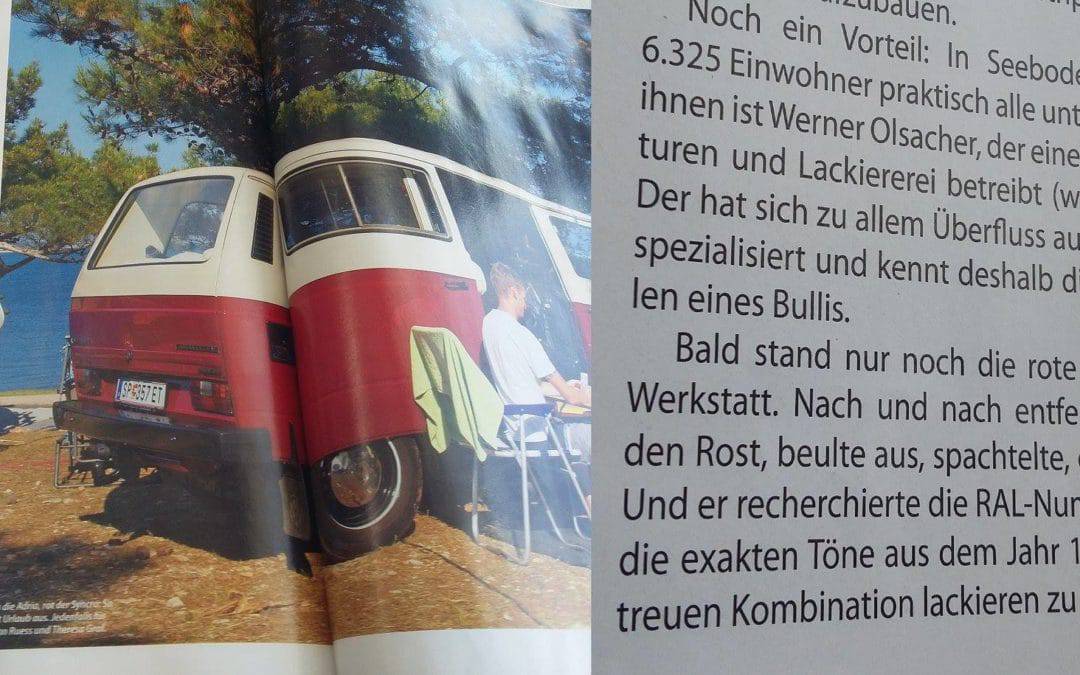 Reportage über einen von uns restaurierten VW T3 Syncro.